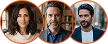 Avatars van tevreden EthAMG 2.6 gebruikers